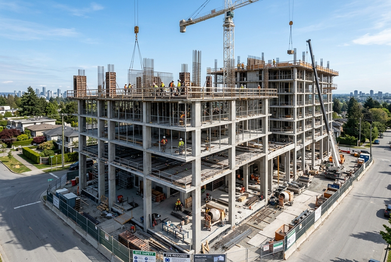 TIWSON Turnkey construction project with steel and concrete details
